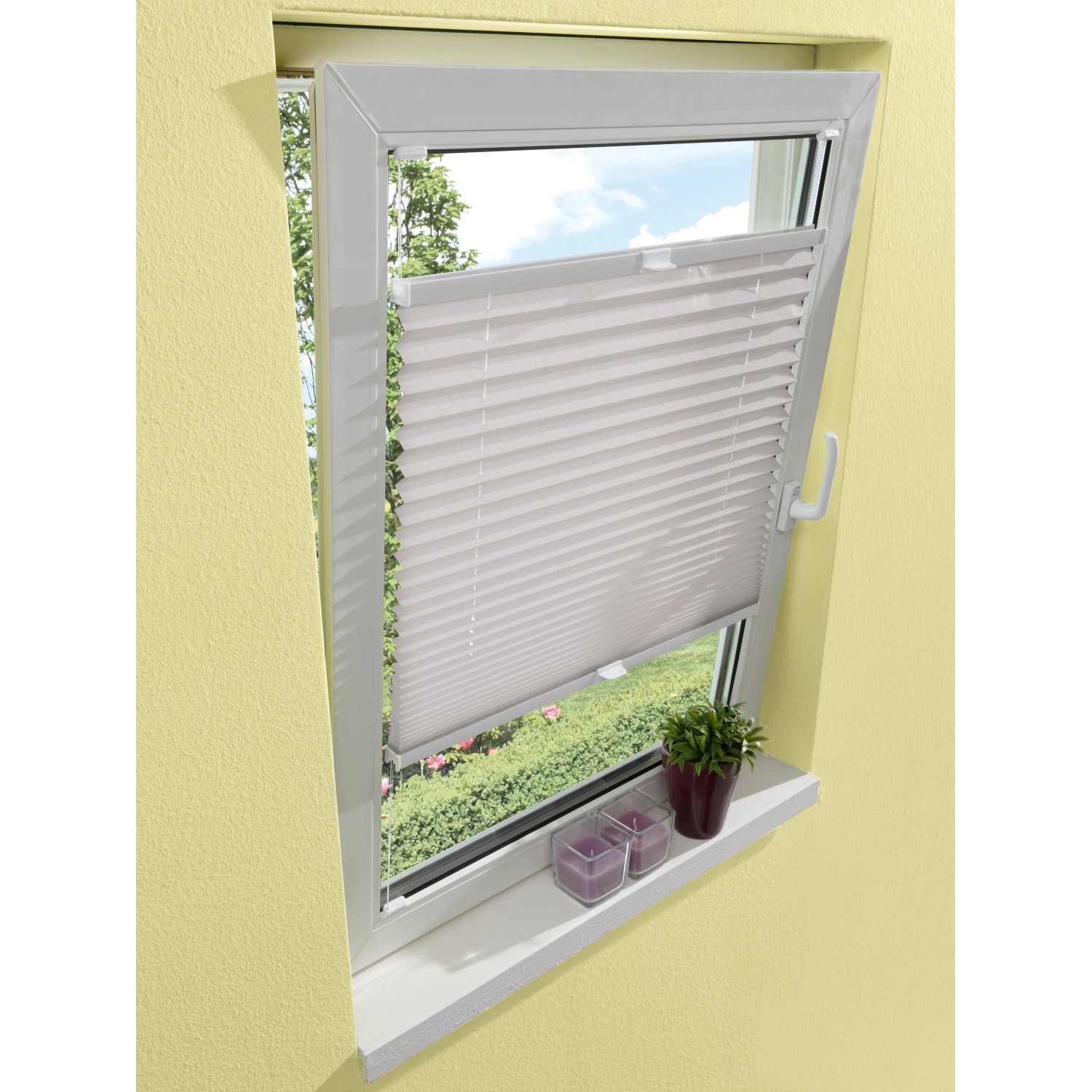 OBI Plisé roleta Arona hnědošedá, 120 x 130 cm