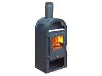 ACCENTE Krbová kamna Magna 3.0, 7 kW, černá, 127 x 48 x 35,5 cm