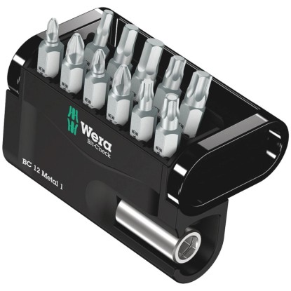 Wera Sada bitů Bit-Check 12 Metal 1 SB, 12dílná