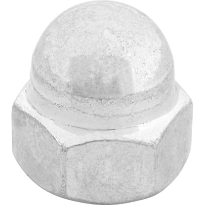 LUX-TOOLS Uzavřená matice pozinkovaná, M6, pr. 10 mm, 8 ks