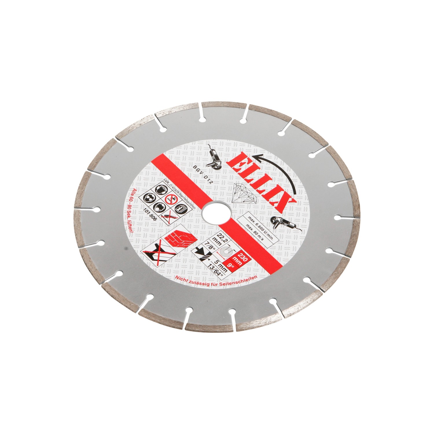 LUX Univerzální diamantový řezný kotouč 230 mm