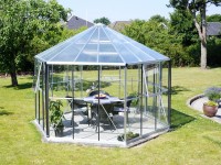Vitavia Skleník Hera 9000 vč. základny, ESG 3mm + HKP 6mm, hliník, 380 x 320 cm