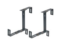 Balkonový držák květinového truhlíku 2D, nosnost 45 kg, antracitová, 2 ks