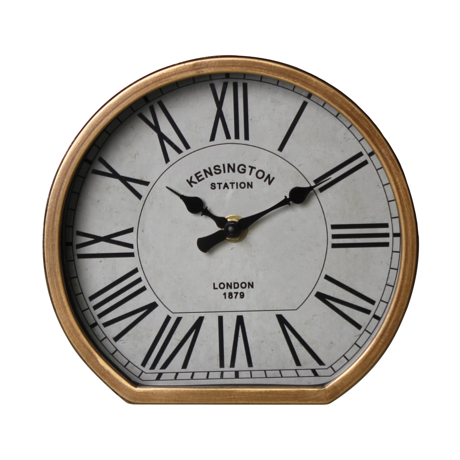 SPLENDID Nástěnné hodiny RITTER, béžová/zlatá, 18 x 17 x 6,5 cm