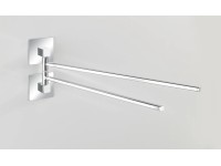 Wenko Turbo-Loc nerezový držák na ručníky Quadro 6,5 cm x 14,5 cm x 40 cm