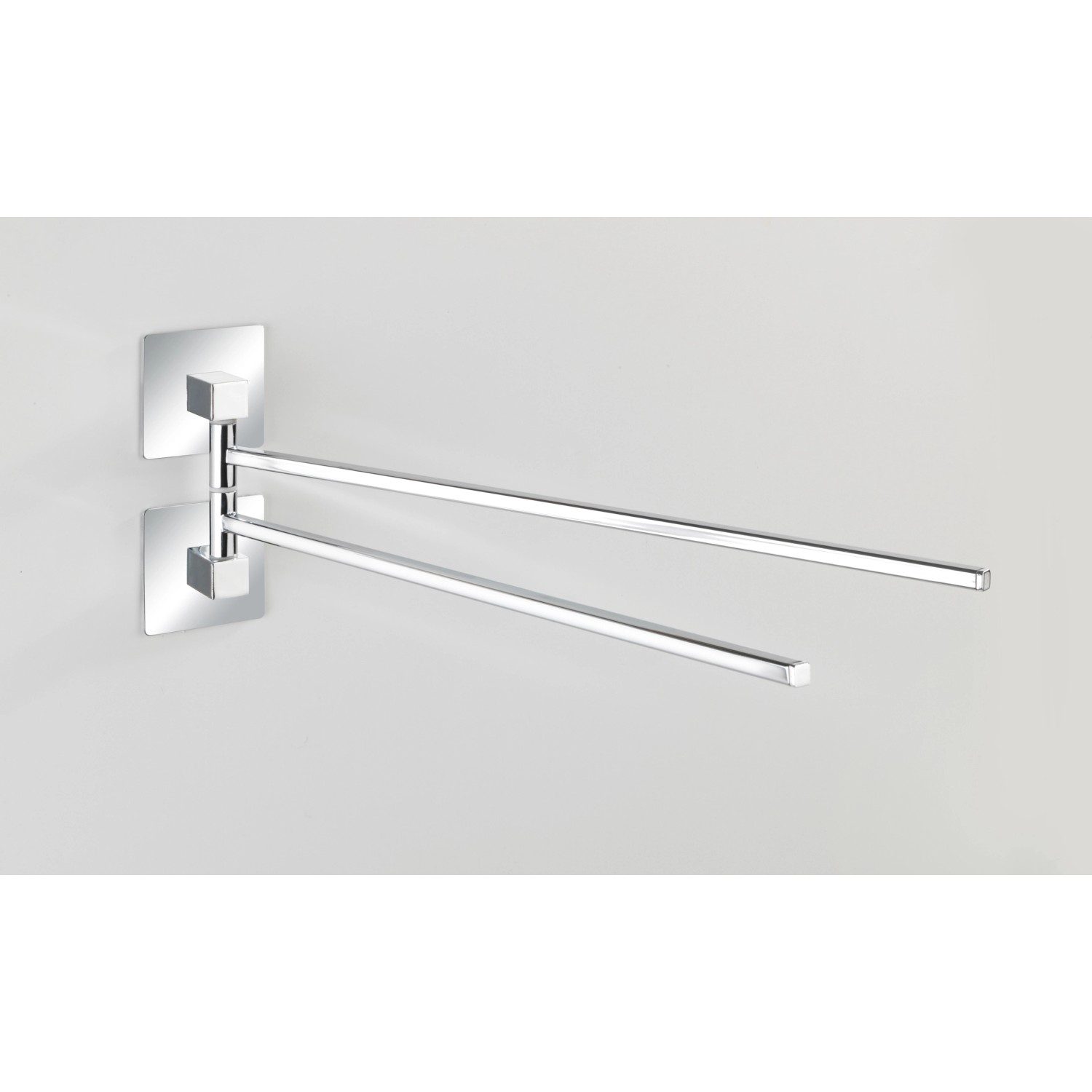 Wenko Turbo-Loc nerezový držák na ručníky Quadro 6,5 cm x 14,5 cm x 40 cm