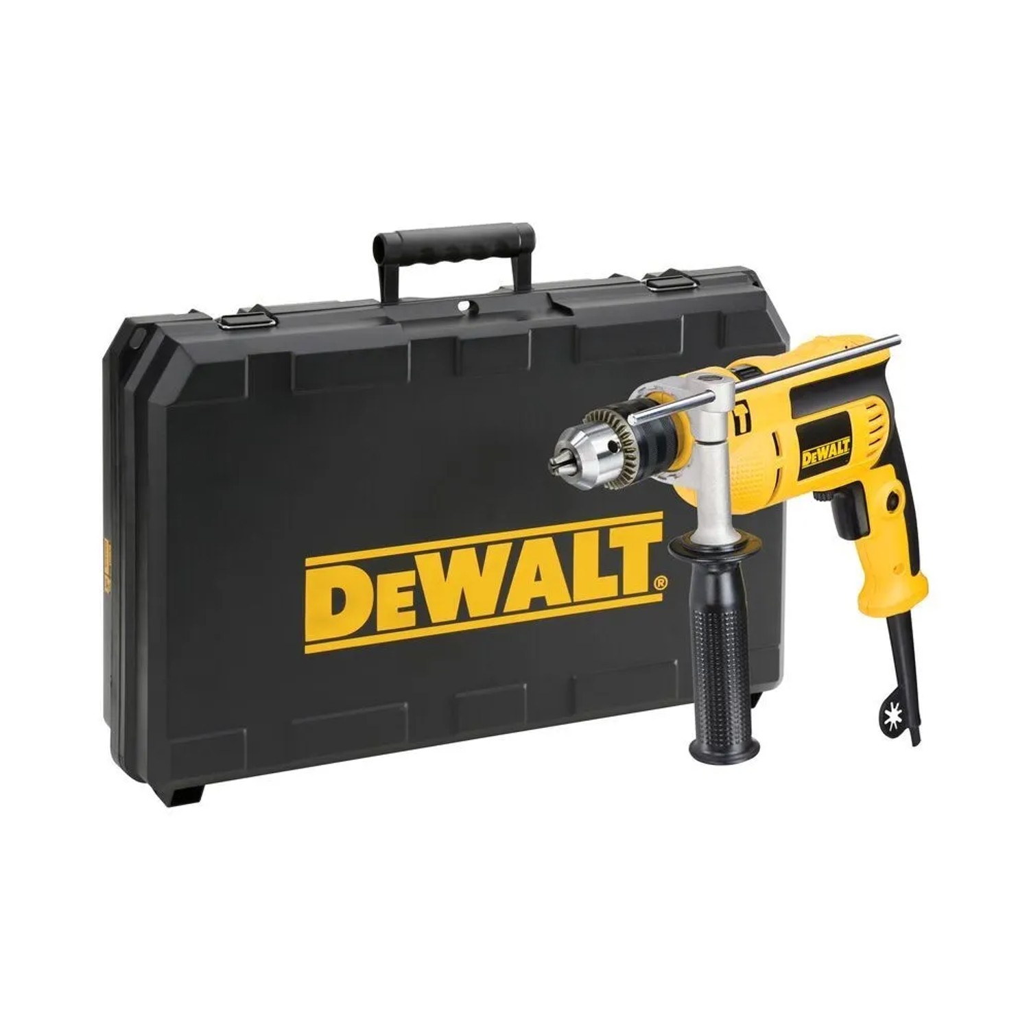 DeWALT Elektrická příklepová vrtačka DWD024K-QS, 701 W, 13 mm