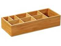 KESPER Víceúčelový skladovací box bambusový 15 x 36 x 7,5 cm KESPER Víceúčelový skladovací box bambusový 15 x 36 x 7,5 cm