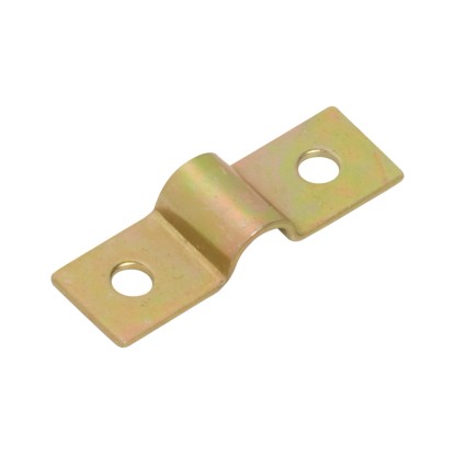 Poutko pro zástrčku, žlutě zinkované, 15 mm x 9 mm