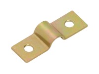 Poutko pro zástrčku, žlutě zinkované, 15 mm x 9 mm