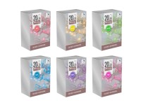 LED světelný řetěz 20 LED s časovačem, průhledný kabel, různé druhy, 2 m