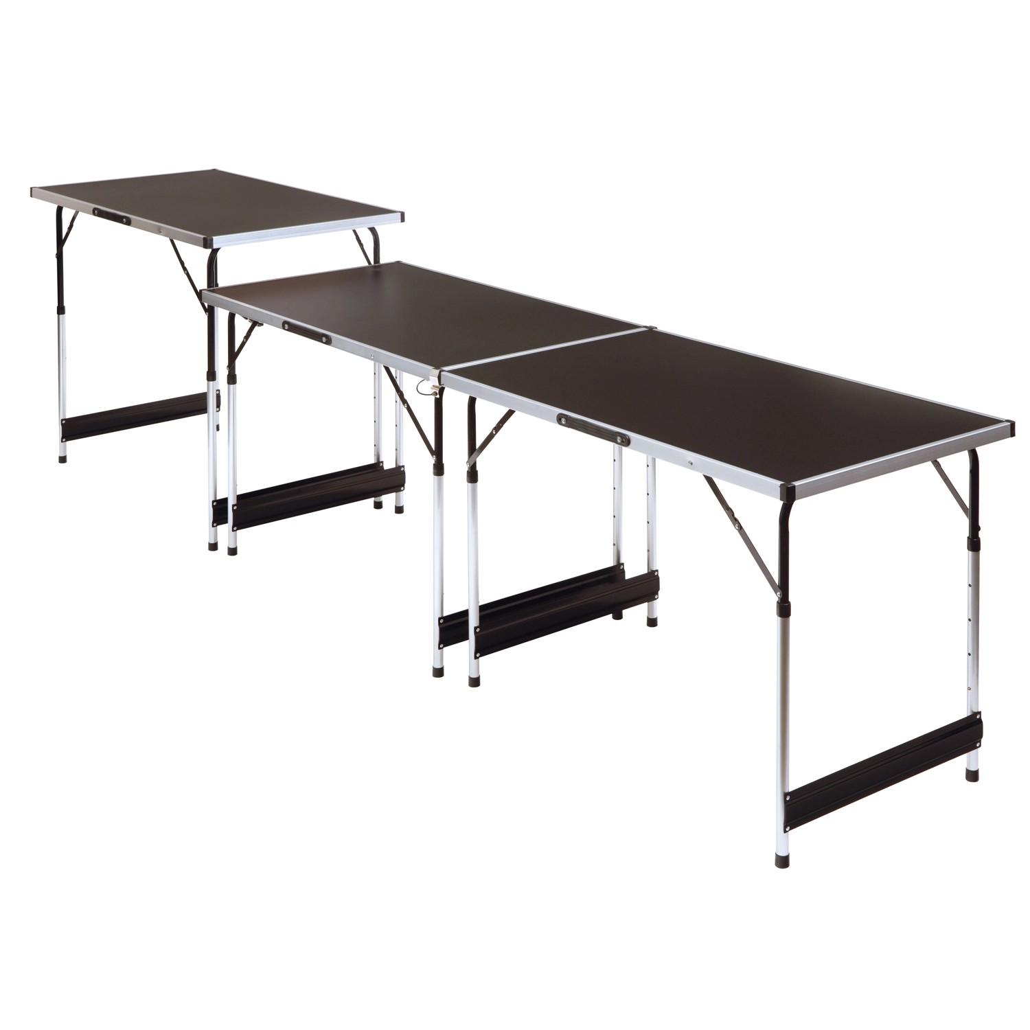 LUX Multifunkční stůl hliníkový 3dílný