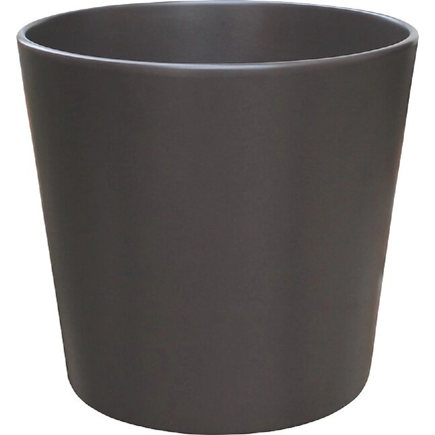 Obal na květináč kulatý černý 28,5 x 26 cm