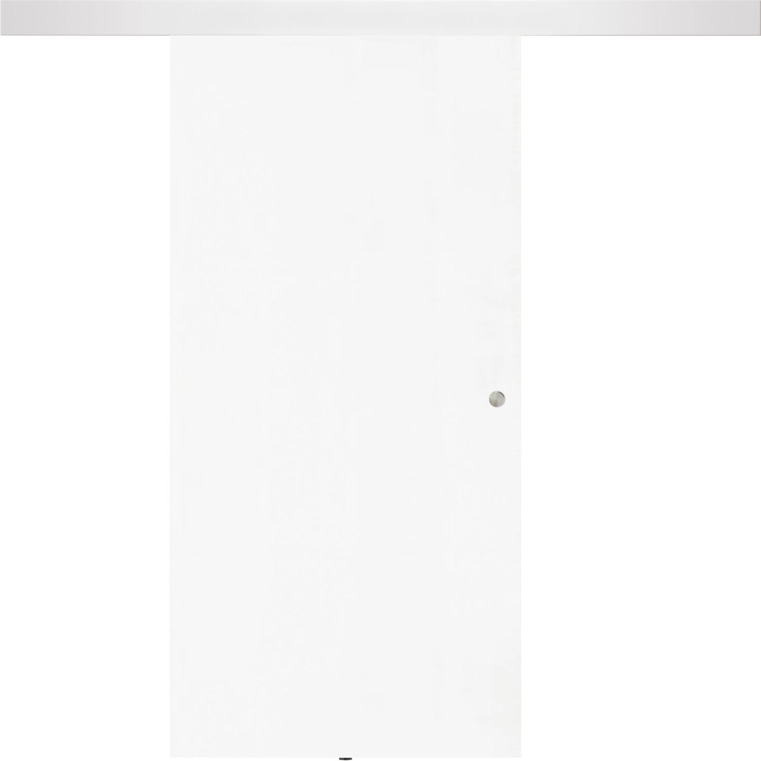 Dřevěné posuvné dveře Margalida vč. kolejnice, bílá, 180 x 212 cm