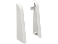 Living by HARO Koncovka, bílá, 2 ks