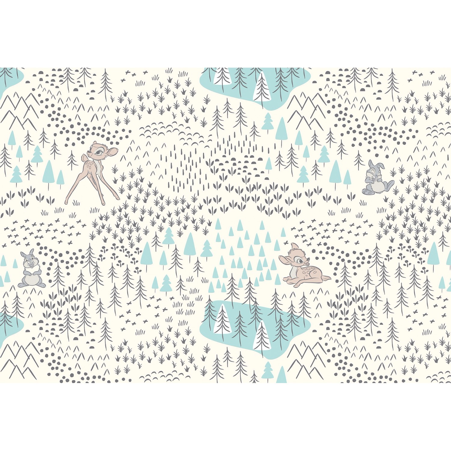 Komar Vliesová fototapeta Bambi Woodland 400 x 280 cm