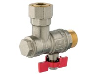 Ferro Rohový kulový kohout KFMFZZ2SGK s filtrem a zpětnou klapkou, 3/4