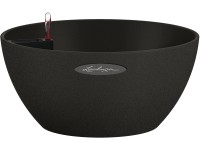 Lechuza Květináč Cubeto Stone 30 černý, 135 x 300 x 300 mm