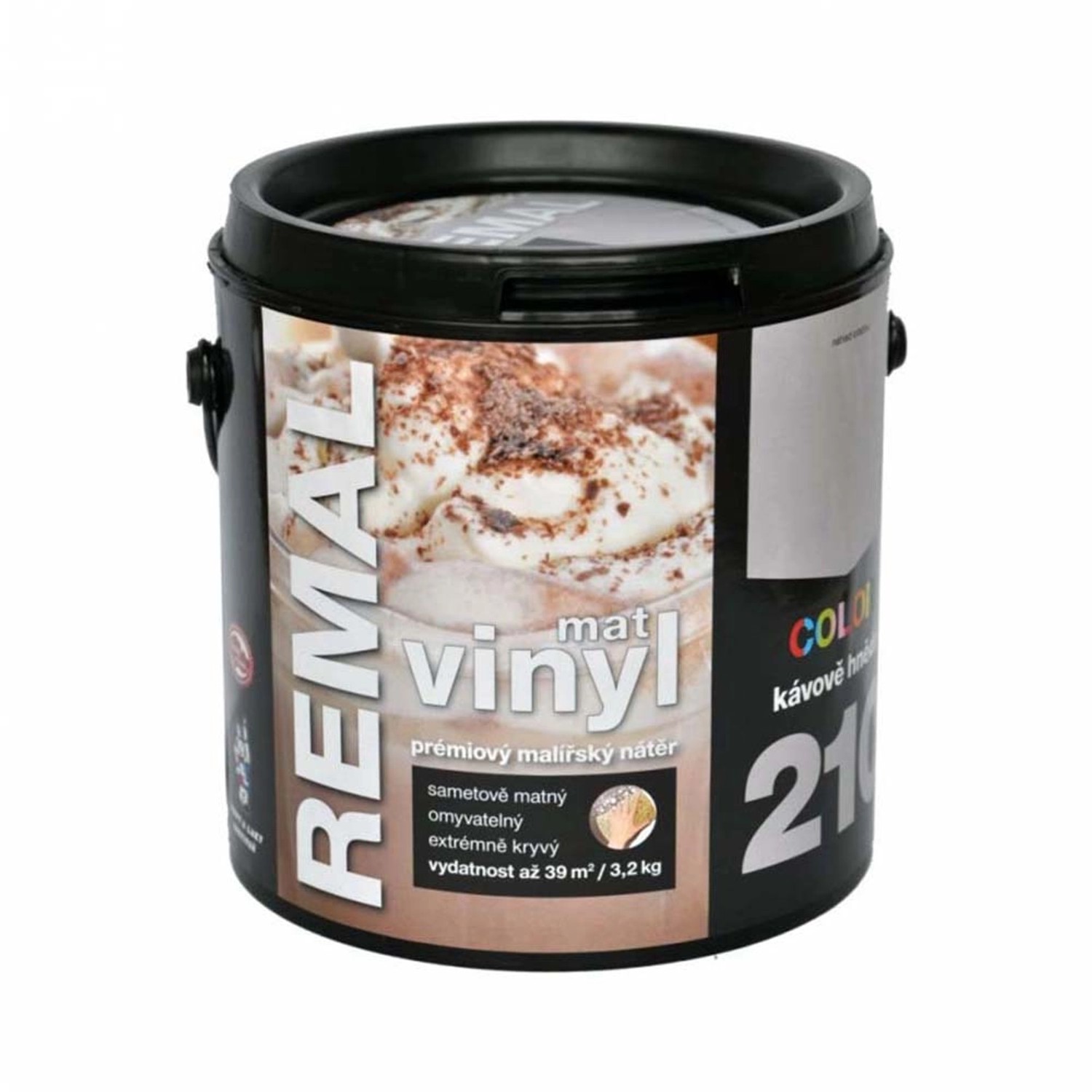 Remal Vinyl Color mat kávově hnědá 3,2kg