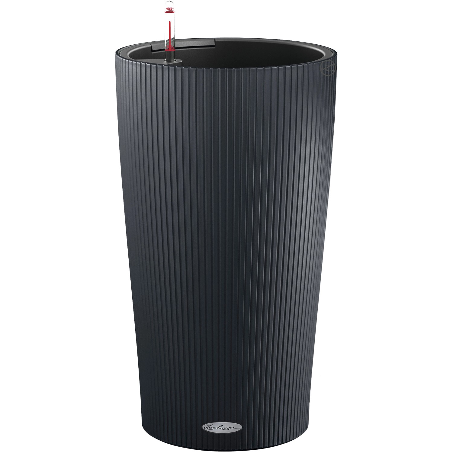 Lechuza Květináč Cilindro Color 23 břidlicový, 410 x 230 x 230 mm