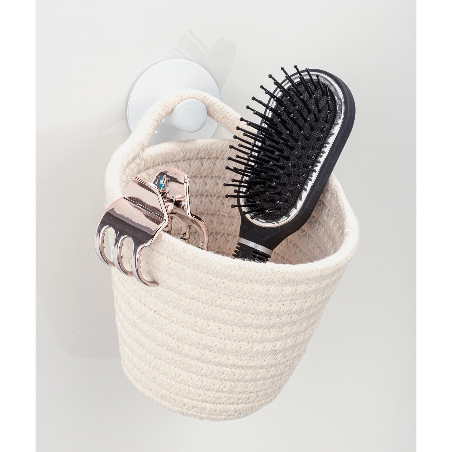 Wenko Úložný košík Soria bílý bavlna 12,5 cm x 12 cm x 14,5 cm