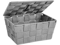 Wenko Koš Adria s víkem šedý