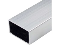 Arcansas Obdélníková trubka z přírodního hliníku 50 x 30 x 1,5 x 1000 mm