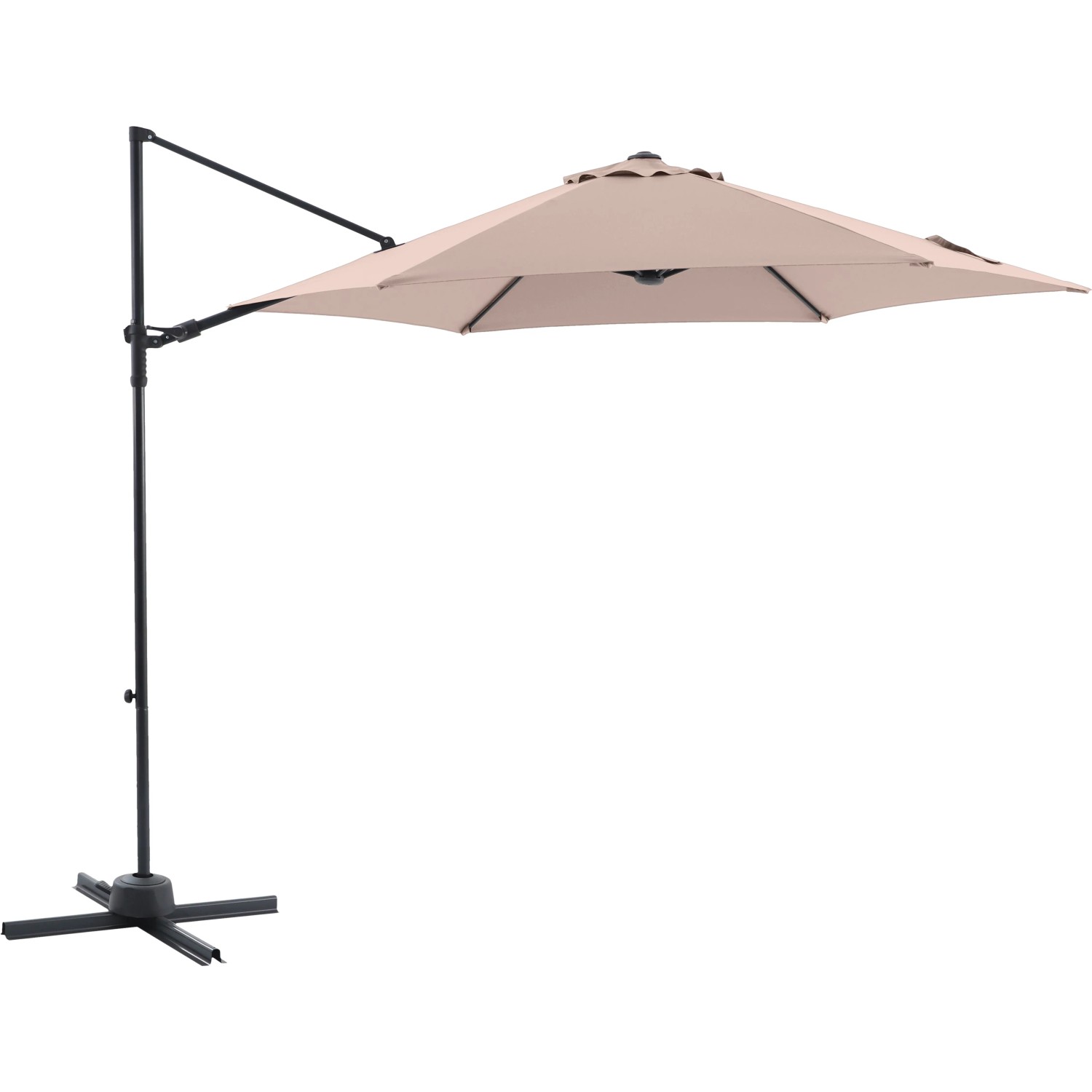 Závěsný slunečník Bayview béžový pr. 300 cm