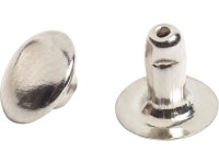 Duté nýty 4 mm x 10 mm poniklované, 15 ks