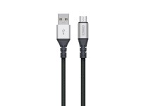 Schwaiger Nezničitelný synchronizační a nabíjecí kabel USB-A/Micro USB, 1,2 m