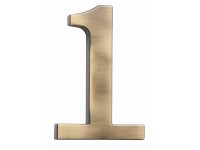 COBRA Číslice 1 - 5 cm, česaný bronz
