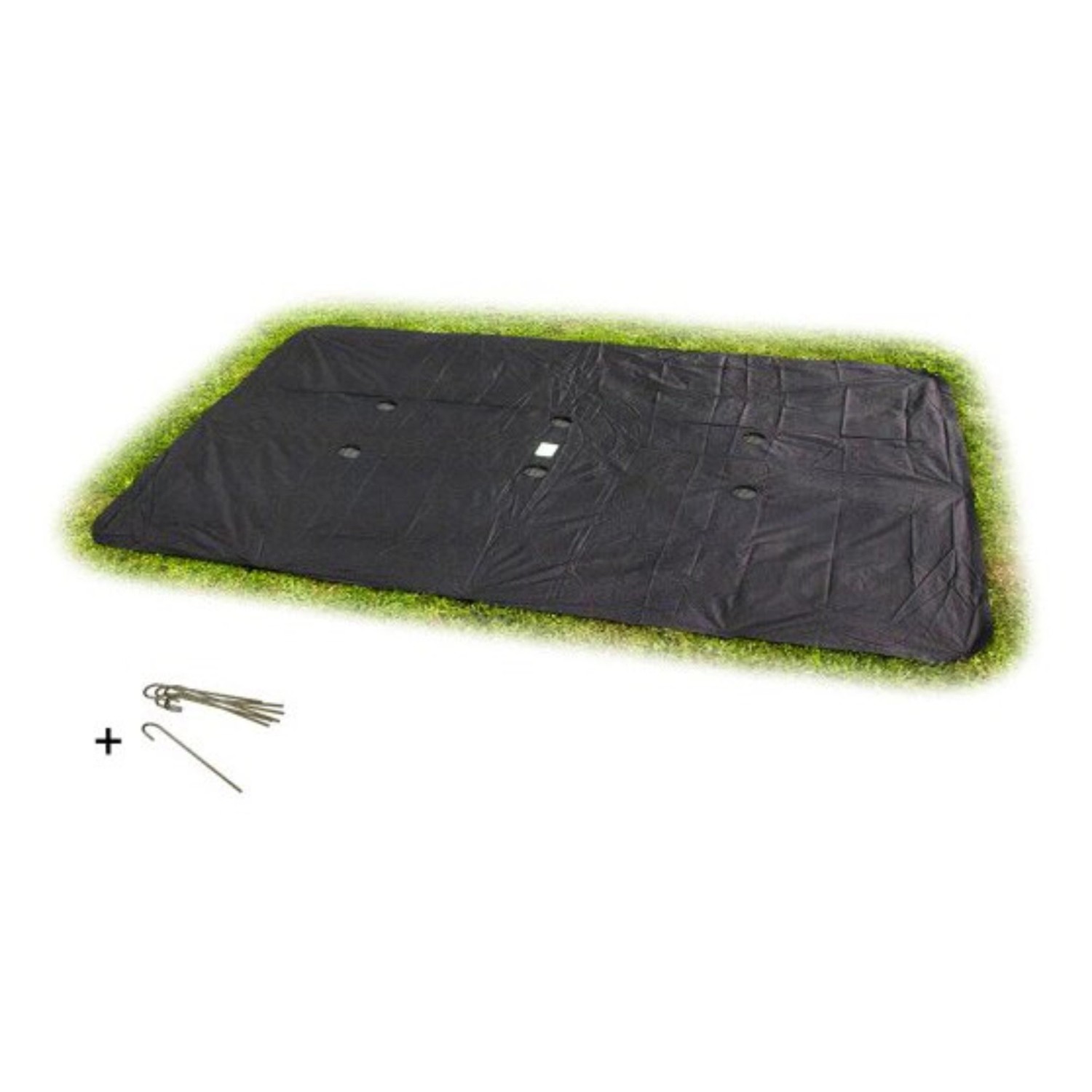 EXIT Ochranný kryt pro trampolínu zabudovanou do země InTerra pr. 244 x 366 cm