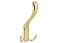 Siro Háček na kabáty 553 kov lesklý mosaz 32 mm