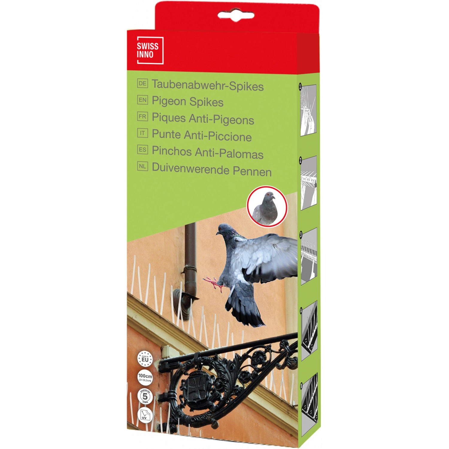 Swissinno Hroty proti holubům 100 cm
