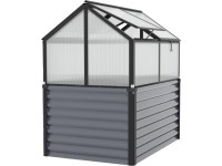 Vitavia Vyvýšený záhon s pařeništěm Gamma HKP 4mm černá 89 x 127 x 135 cm