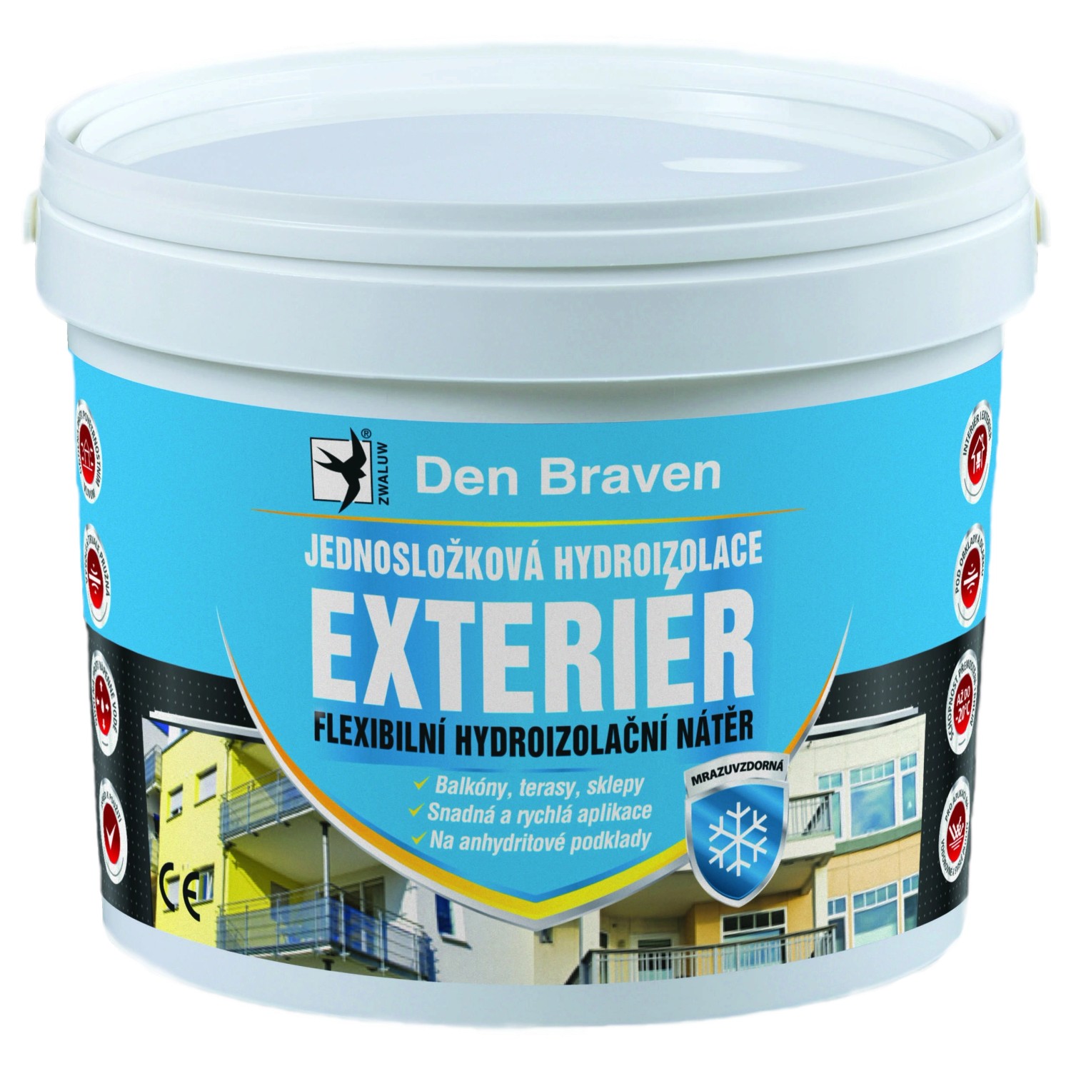 Den Braven Jednosložková hydroizolace EXTERIÉR 13 kg