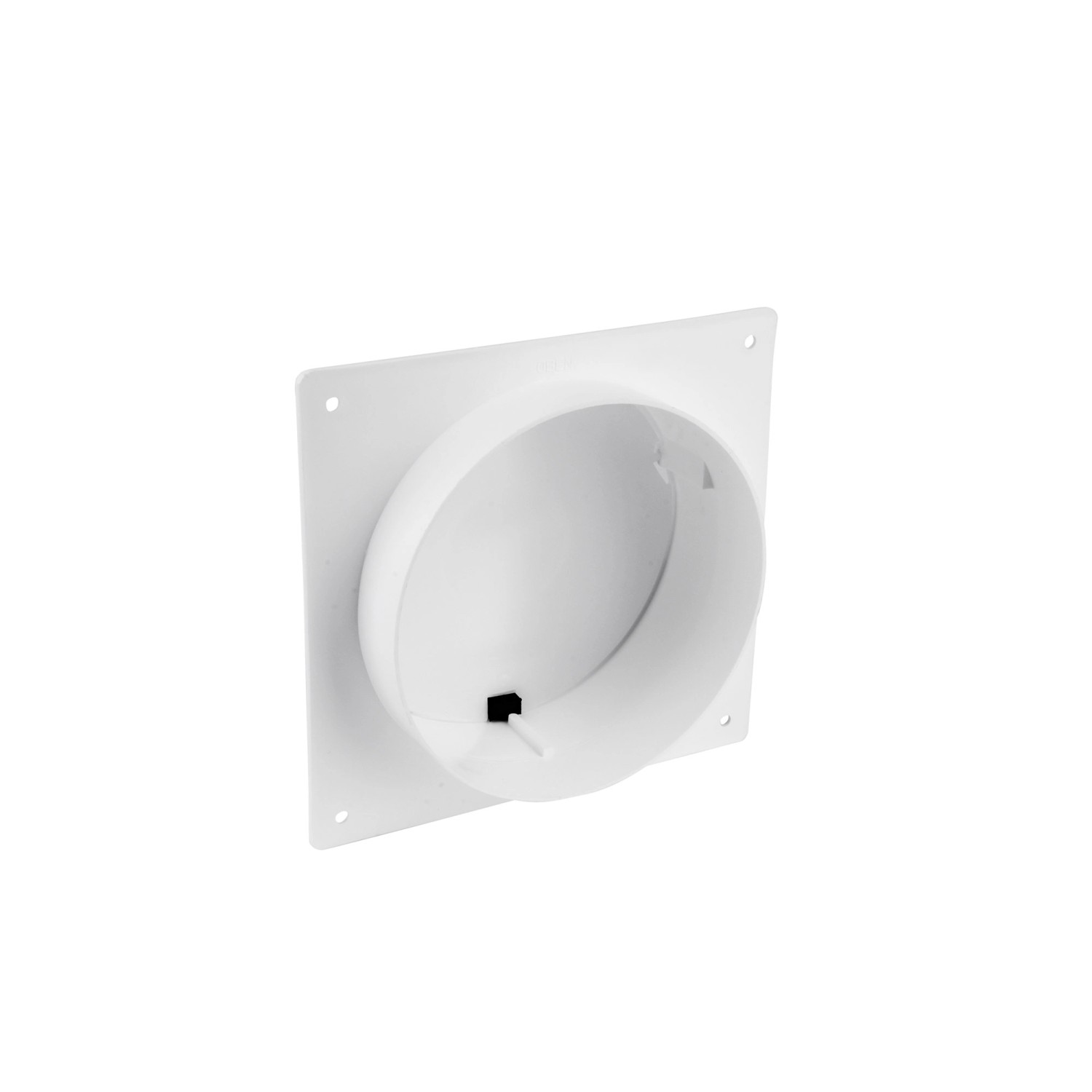 OBI Přípojné hrdlo na zeď systém 150 se zpětnou klapkou