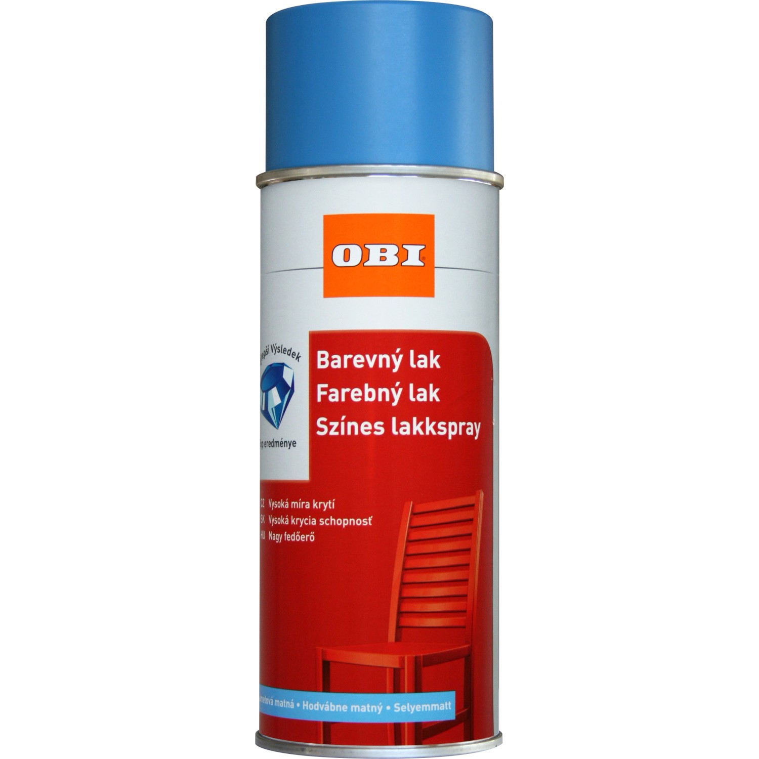 OBI Lak ve spreji hedvábně matný RAL 5012 světle modrá 400 ml