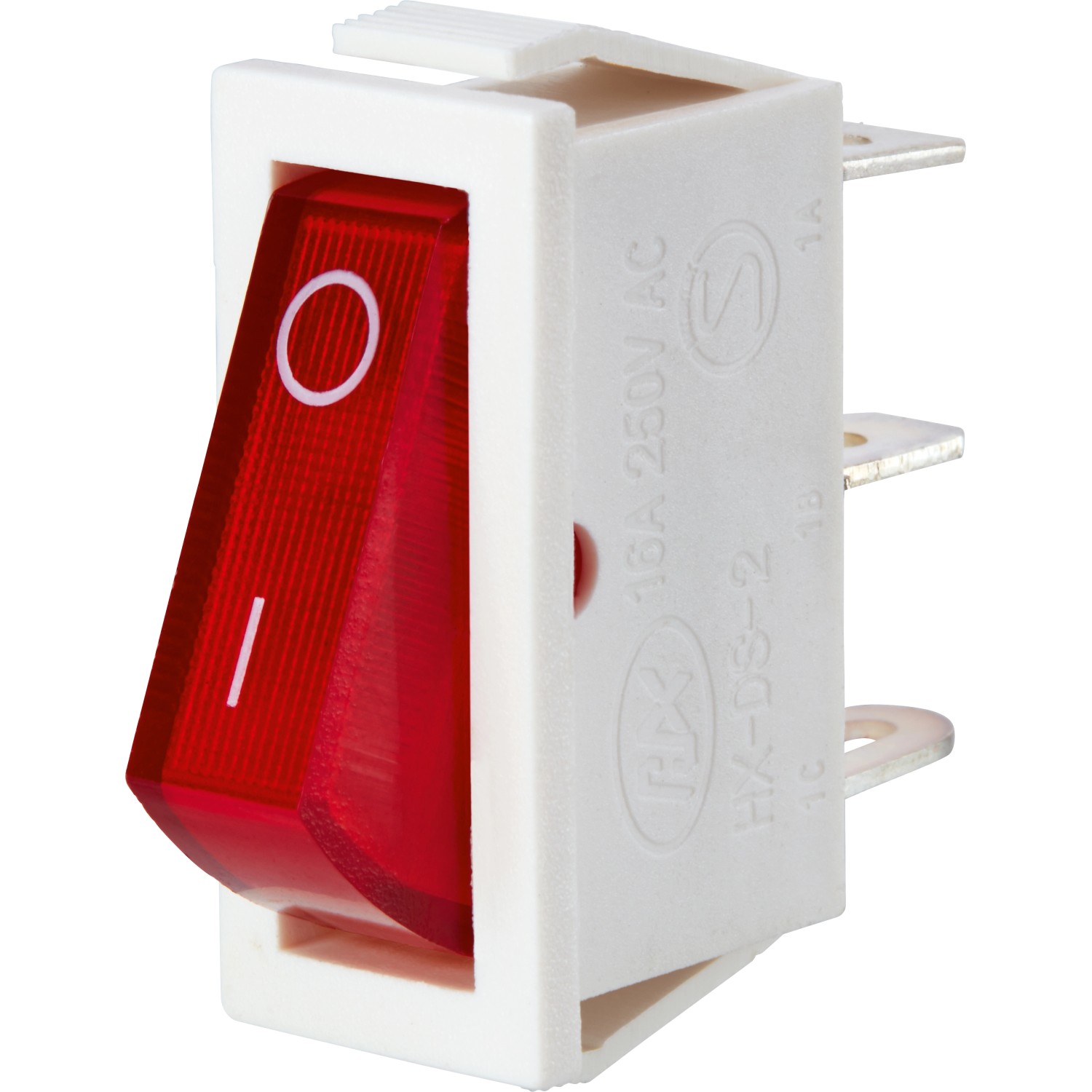 OBI Vestavný kolébkový vypínač bílý