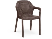 Lechuza Zahradní jídelní židle, mokka, 84 x 58 x 57 cm
