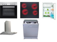 Flex-Well Sada kuchyň. spotřebičů 11 - ledn., trouba, varná d., diges., myčka