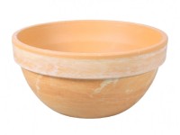 Keramická žardinka KAHIRA MARMOR béžový melír pr. 30 x 14 cm