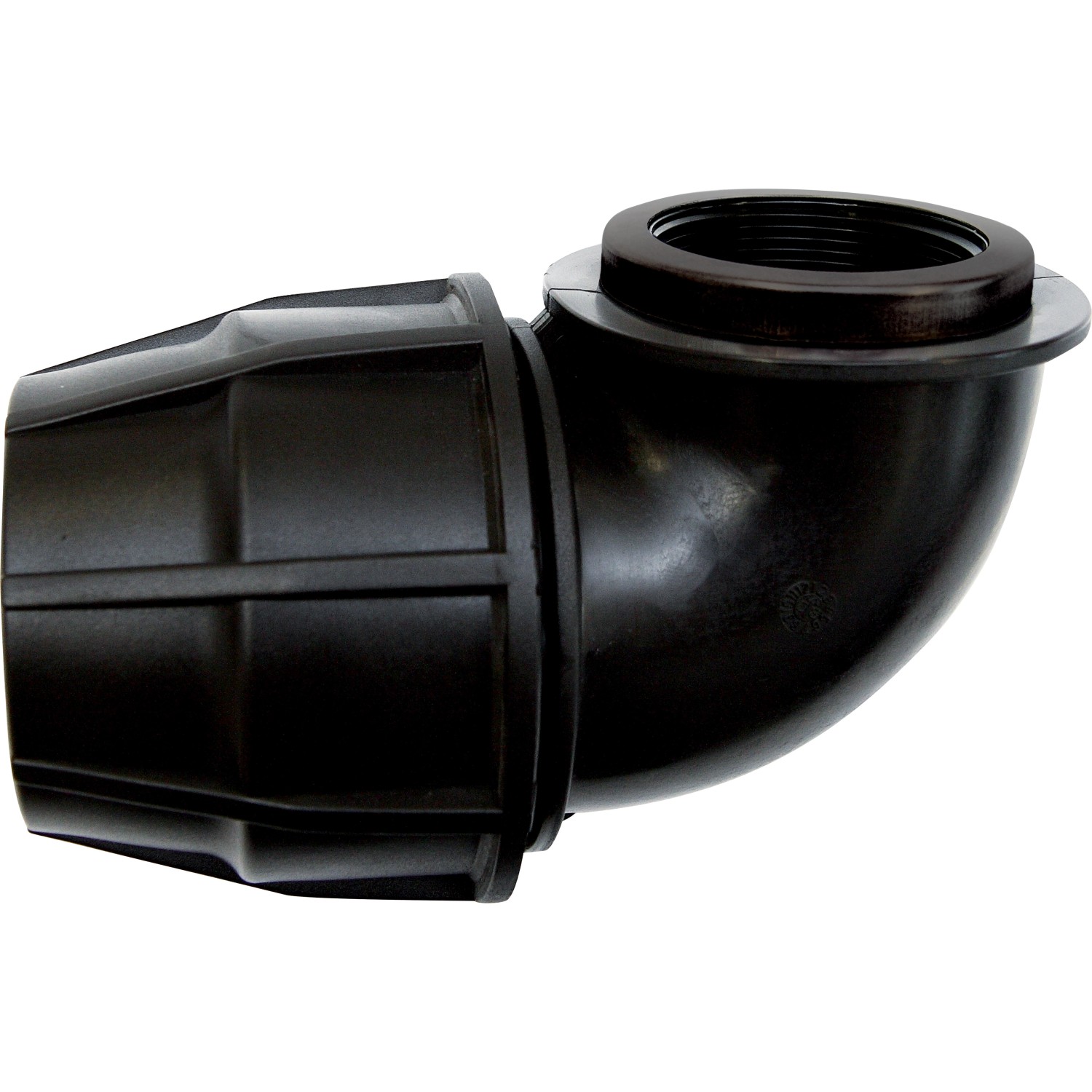 LUX-TOOLS PE koleno 90° 32 mm s vnitřním závitem 24,1 mm (3/4")