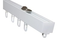 Gardinia Sada hliníkových záclonových kolejniček LUNA jednodrážková bílá 160 cm Gardinia Sada hliníkových záclonových kolejniček LUNA jednodrážková bílá 160 cm