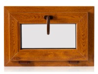 TeraGlass Okno sklepní plastové 4-komorové 2-sklo zlatý dub 500 x 500 x 60 mm TeraGlass Okno sklepní plastové 4-komorové 2-sklo zlatý dub 500 x 500 x 60 mm