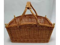 Košík proutěný čtyřhranný 60 x 38 x 30 cm