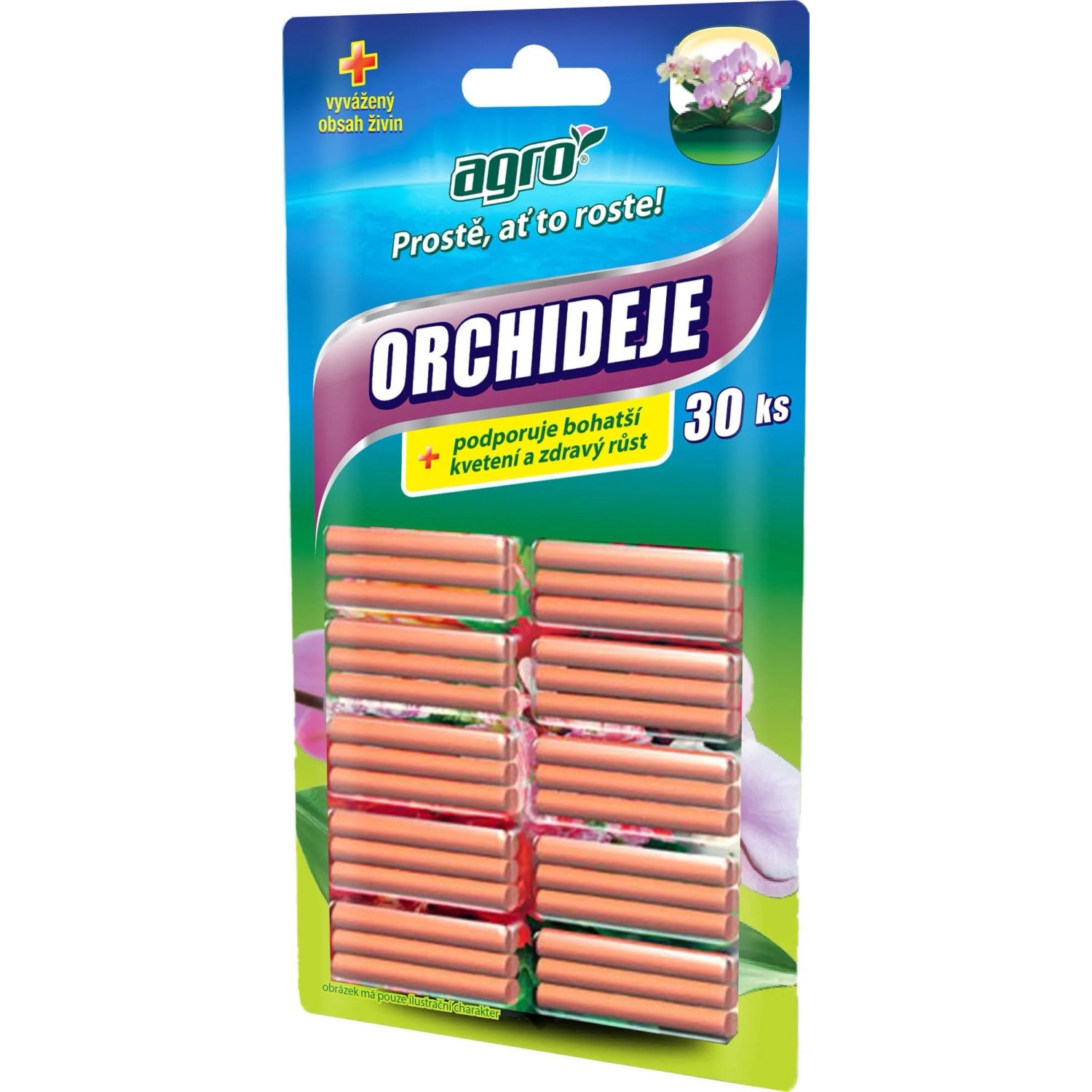 AGRO Tyčinkové hnojivo pro orchideje 30 ks