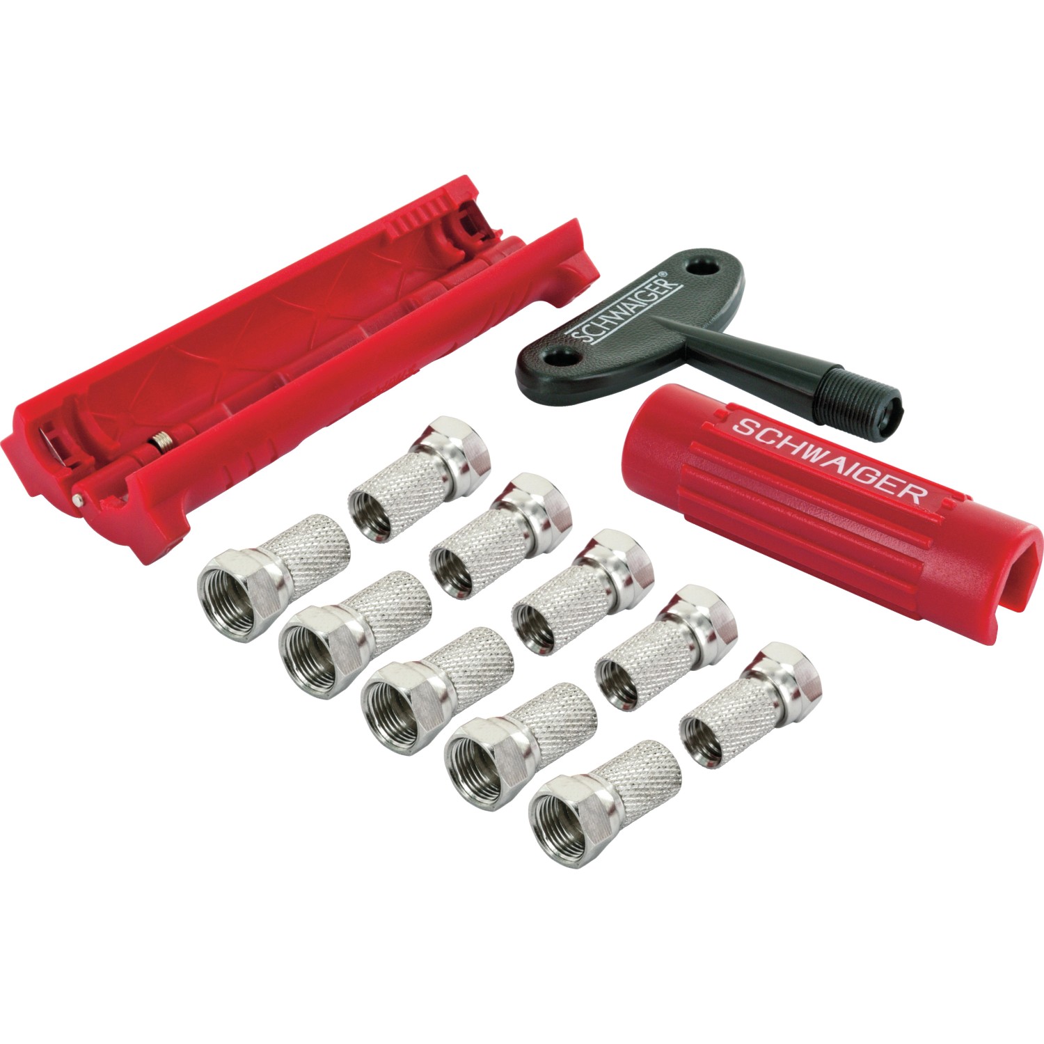 Schwaiger Montážní sada pro zástrčku F