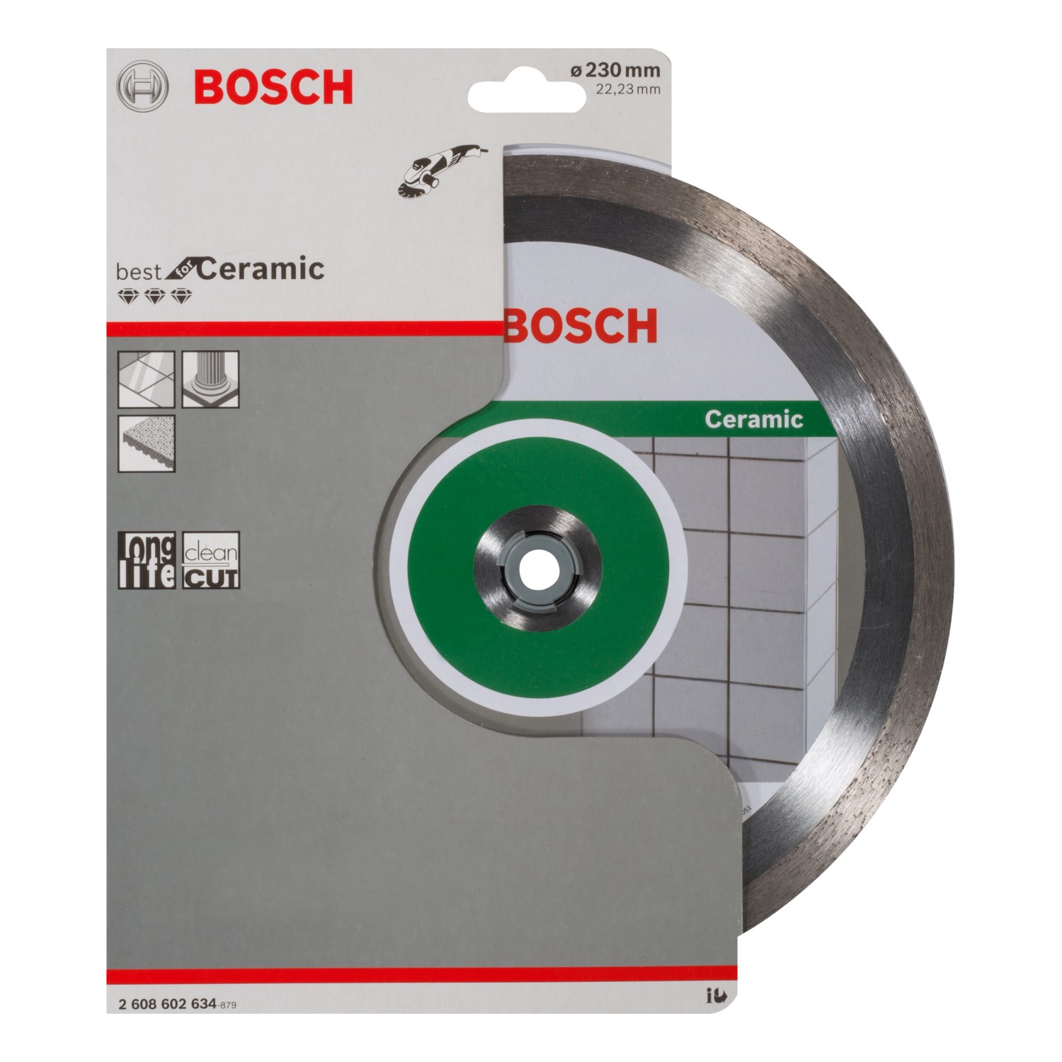Bosch Diamantový dělící kotouč PRO Ceramic pr. 230 x 22,23 mm