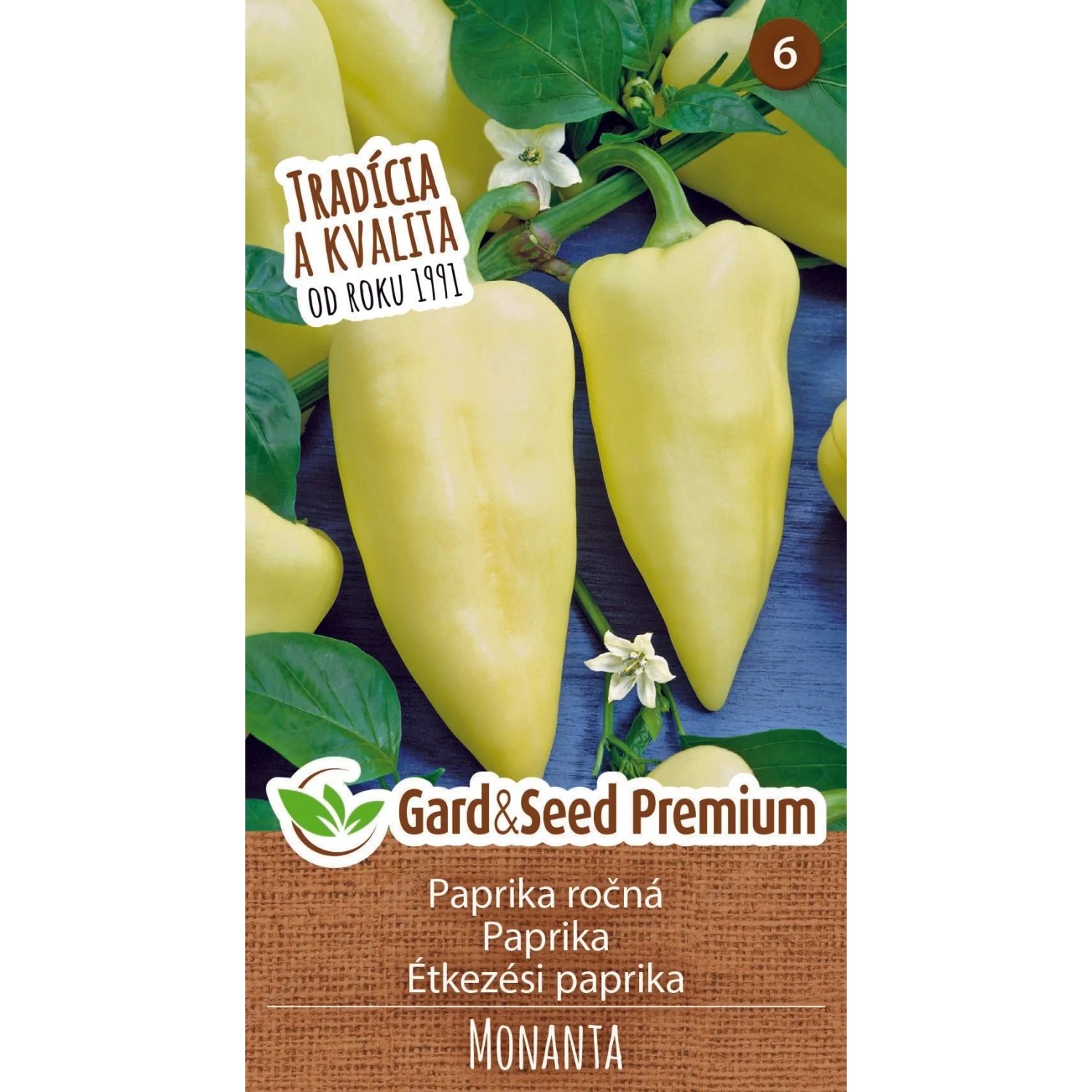 GardenSeed Premium Semínka Paprika Monanta